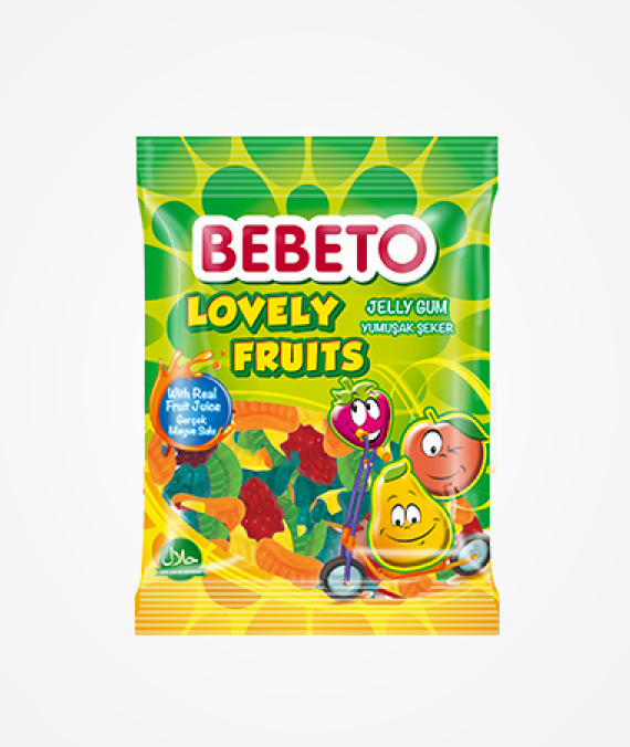 Bebeto Lovely Fruits Jelly Gum
