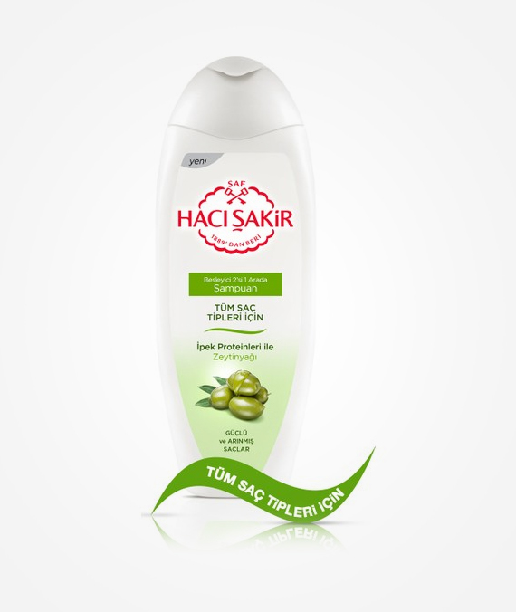 Hacı Şakir Shampoo for All Hair - Olive Oil - 500 ml