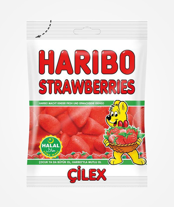 Haribo Strawberries 100 gr